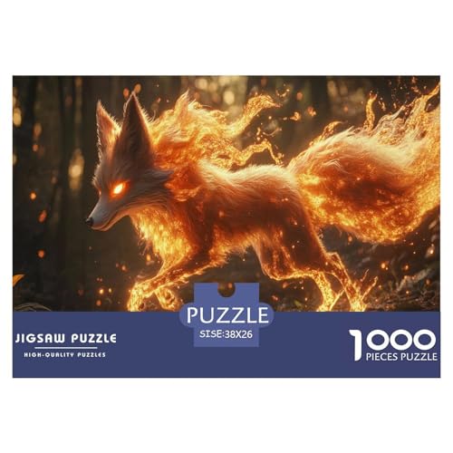 Fox Puzzle 1000-teilige Schwer Puzzle Spielzeug Lernspiel Impossible Herausforderung Spielzeug Für Erwachsene Und Kinder in Bewährter 38x26cm/1000pcs Fox Puzzle 1000-teilige Schwer Puzzle Spielzeug Lernspiel Impossible Herausforderung Spielzeug Für Erwachsene Und Kinder in Bewährter 38x26cm/1000pcs von JLZBXCUER