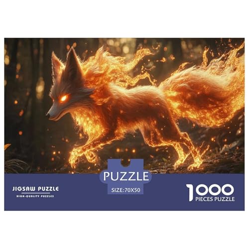 Fox Puzzle 1000-teilige Schwer Puzzle Spielzeug Pädagogisches Spiel Impossible Herausforderungsspielzeug Für Erwachsene Kinder 70x50cm/1000pcs Fox Puzzle 1000-teilige Schwer Puzzle Spielzeug Pädagogisches Spiel Impossible Herausforderungsspielzeug Für Erwachsene Kinder 70x50cm/1000pcs von JLZBXCUER