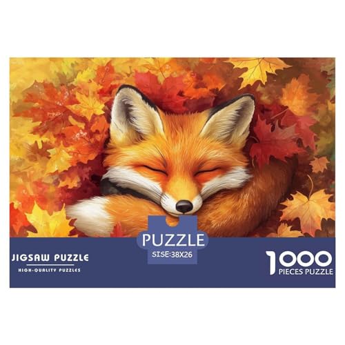 Fox Puzzle 1000-teilige Schwer Puzzle Spielzeug Pädagogisches Spiel Impossible Herausforderungsspielzeug Für Erwachsene Und Kinder Ab 12 Jahren 38x26cm/1000pcs Fox Puzzle 1000-teilige Schwer Puzzle Spielzeug Pädagogisches Spiel Impossible Herausforderungsspielzeug Für Erwachsene Und Kinder Ab 12 Jahren 38x26cm/1000pcs von JLZBXCUER
