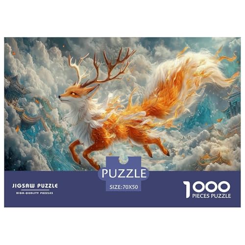 Fox Puzzles 1000 Teile Schwer Puzzle Spielzeug Pädagogisches Spiel Impossible Herausforderung Spielzeug Für Erwachsene Kinder 70x50cm/1000pcs Fox Puzzles 1000 Teile Schwer Puzzle Spielzeug Pädagogisches Spiel Impossible Herausforderung Spielzeug Für Erwachsene Kinder 70x50cm/1000pcs von JLZBXCUER