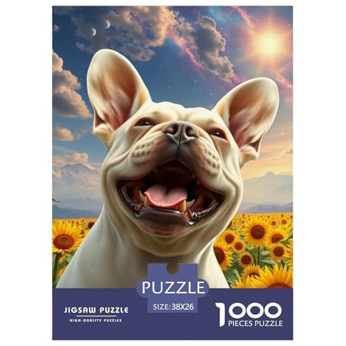 Französische BullHundge Puzzles 1000 Teile Schwer Puzzle Spielzeug Lernspiel Impossible Hund Herausforderung Spielzeug Für Erwachsene Und Kinder Ab 14 Jahren 38x26cm/1000pcs Französische BullHundge Puzzles 1000 Teile Schwer Puzzle Spielzeug Lernspiel Impossible Hund Herausforderung Spielzeug Für Erwachsene Und Kinder Ab 14 Jahren 38x26cm/1000pcs von JLZBXCUER
