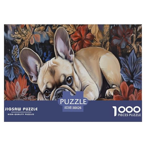 Französischer Bullhund Puzzles 1000 Teile Schwer Puzzle Spielzeug Lernspiel Impossible Herausforderung Spielzeug Für Erwachsene Und Kinder Ab 14 Jahren 38x26cm/1000pcs Französischer Bullhund Puzzles 1000 Teile Schwer Puzzle Spielzeug Lernspiel Impossible Herausforderung Spielzeug Für Erwachsene Und Kinder Ab 14 Jahren 38x26cm/1000pcs von JLZBXCUER