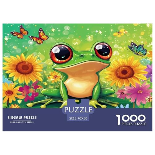 Frosch Puzzles 1000 Teile Schwer Puzzle Spielzeug Lernspiel Impossible Herausforderungsspielzeug Für Erwachsene Und Kinder Ab 14 Jahren 70x50cm/1000pcs Frosch Puzzles 1000 Teile Schwer Puzzle Spielzeug Lernspiel Impossible Herausforderungsspielzeug Für Erwachsene Und Kinder Ab 14 Jahren 70x50cm/1000pcs von JLZBXCUER