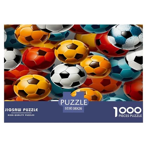 Fußball Puzzle 1000 Teile Schwer Puzzle Spielzeug Lernspiel Impossible Herausforderung Spielzeug Für Erwachsene Kinder 38x26cm/1000pcs Fußball Puzzle 1000 Teile Schwer Puzzle Spielzeug Lernspiel Impossible Herausforderung Spielzeug Für Erwachsene Kinder 38x26cm/1000pcs von JLZBXCUER