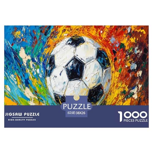 Fußball Puzzle 1000 Teile Schwer Puzzle Spielzeug Lernspiel Impossible Herausforderungsspielzeug Für Erwachsene Und Kinder Ab 14 Jahren 38x26cm/1000pcs Fußball Puzzle 1000 Teile Schwer Puzzle Spielzeug Lernspiel Impossible Herausforderungsspielzeug Für Erwachsene Und Kinder Ab 14 Jahren 38x26cm/1000pcs von JLZBXCUER