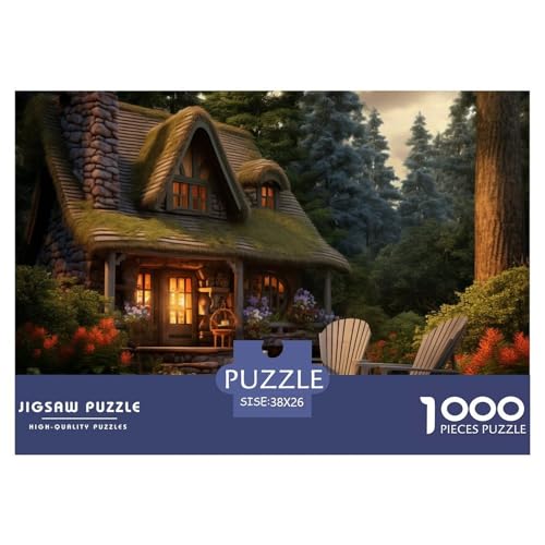 Gemütliches Cottage Puzzles 1000 Teile Schwer Puzzle Spielzeug Pädagogisches Spiel Impossible Herausforderungsspielzeug Für Erwachsene Und Kinder Ab 12 Jahren 38x26cm/1000pcs Gemütliches Cottage Puzzles 1000 Teile Schwer Puzzle Spielzeug Pädagogisches Spiel Impossible Herausforderungsspielzeug Für Erwachsene Und Kinder Ab 12 Jahren 38x26cm/1000pcs von JLZBXCUER