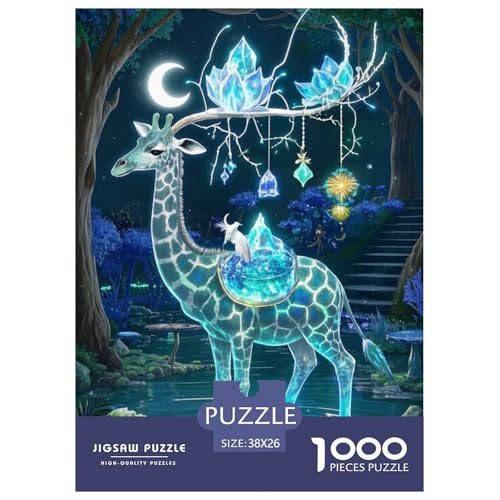 Giraffe Puzzle 1000-teilige Schwer Puzzle Spielzeug Lernspiel Impossible Herausforderungsspielzeug Für Erwachsene Und Kinder Ab 14 Jahren 38x26cm/1000pcs Giraffe Puzzle 1000-teilige Schwer Puzzle Spielzeug Lernspiel Impossible Herausforderungsspielzeug Für Erwachsene Und Kinder Ab 14 Jahren 38x26cm/1000pcs von JLZBXCUER