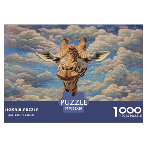 Giraffe Puzzles 1000-teilige Schwer Puzzle Spielzeug Lernspiel Impossible Herausforderungsspielzeug Für Erwachsene Kinder 38x26cm/1000pcs Giraffe Puzzles 1000-teilige Schwer Puzzle Spielzeug Lernspiel Impossible Herausforderungsspielzeug Für Erwachsene Kinder 38x26cm/1000pcs von JLZBXCUER