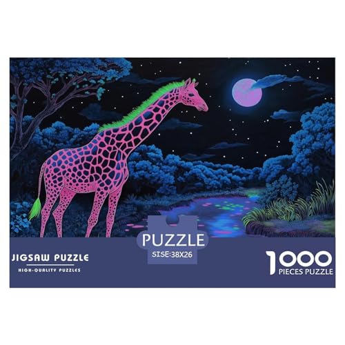 Giraffe Puzzles 1000-teilige Schwer Puzzle Spielzeug Lernspiel Impossible Herausforderungsspielzeug Für Erwachsene Und Kinder in Bewährter 38x26cm/1000pcs Giraffe Puzzles 1000-teilige Schwer Puzzle Spielzeug Lernspiel Impossible Herausforderungsspielzeug Für Erwachsene Und Kinder in Bewährter 38x26cm/1000pcs von JLZBXCUER