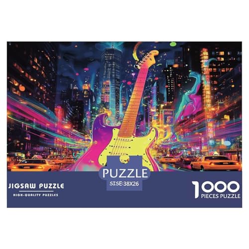 Gitarre Puzzle 1000 Teile Schwer Puzzle Spielzeug Lernspiel Impossible Herausforderung Spielzeug Für Erwachsene Kinder 38x26cm/1000pcs Gitarre Puzzle 1000 Teile Schwer Puzzle Spielzeug Lernspiel Impossible Herausforderung Spielzeug Für Erwachsene Kinder 38x26cm/1000pcs von JLZBXCUER