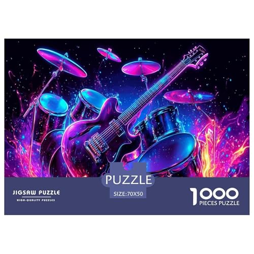 Gitarre Puzzle 1000 Teile Schwer Puzzle Spielzeug Lernspiel Impossible Herausforderung Spielzeug Für Erwachsene Und Kinder in Bewährter 70x50cm/1000pcs Gitarre Puzzle 1000 Teile Schwer Puzzle Spielzeug Lernspiel Impossible Herausforderung Spielzeug Für Erwachsene Und Kinder in Bewährter 70x50cm/1000pcs von JLZBXCUER