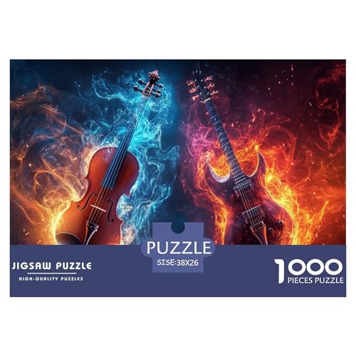 Gitarre Puzzle 1000-teilige Schwer Puzzle Spielzeug Pädagogisches Spiel Impossible Herausforderung Spielzeug Für Erwachsene Und Kinder Ab 12 Jahren 38x26cm/1000pcs Gitarre Puzzle 1000-teilige Schwer Puzzle Spielzeug Pädagogisches Spiel Impossible Herausforderung Spielzeug Für Erwachsene Und Kinder Ab 12 Jahren 38x26cm/1000pcs von JLZBXCUER