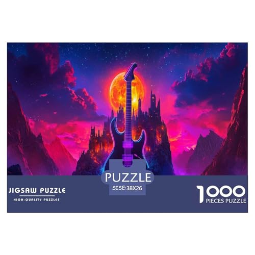 Gitarre Puzzle 1000-teilige Schwer Puzzle Spielzeug Pädagogisches Spiel Impossible Herausforderungsspielzeug Für Erwachsene Und Kinder Ab 14 Jahren 38x26cm/1000pcs Gitarre Puzzle 1000-teilige Schwer Puzzle Spielzeug Pädagogisches Spiel Impossible Herausforderungsspielzeug Für Erwachsene Und Kinder Ab 14 Jahren 38x26cm/1000pcs von JLZBXCUER