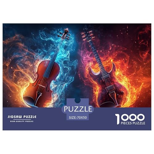 Gitarre Puzzles 1000 Teile Schwer Puzzle Spielzeug Lernspiel Impossible Herausforderung Spielzeug Für Erwachsene Und Kinder Ab 14 Jahren 70x50cm/1000pcs Gitarre Puzzles 1000 Teile Schwer Puzzle Spielzeug Lernspiel Impossible Herausforderung Spielzeug Für Erwachsene Und Kinder Ab 14 Jahren 70x50cm/1000pcs von JLZBXCUER