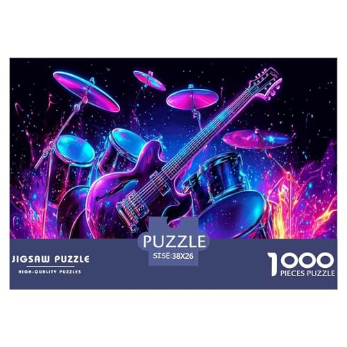 Gitarre Puzzles 1000 Teile Schwer Puzzle Spielzeug Lernspiel Impossible Herausforderungsspielzeug Für Erwachsene Und Kinder in Bewährter 38x26cm/1000pcs Gitarre Puzzles 1000 Teile Schwer Puzzle Spielzeug Lernspiel Impossible Herausforderungsspielzeug Für Erwachsene Und Kinder in Bewährter 38x26cm/1000pcs von JLZBXCUER