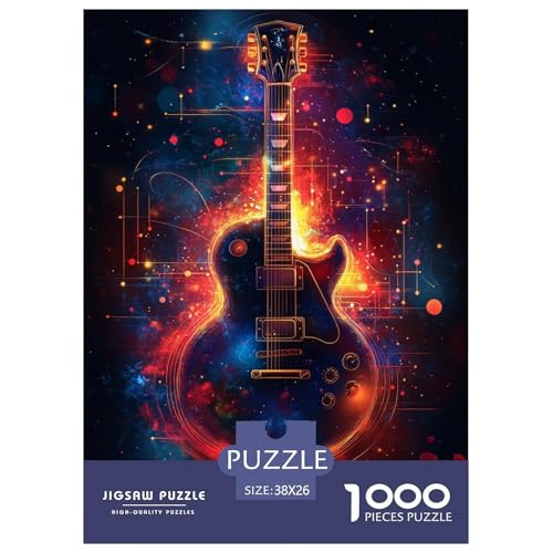 Gitarre Puzzles 1000 Teile Schwer Puzzle Spielzeug Pädagogisches Spiel Impossible Herausforderung Spielzeug Für Erwachsene Und Kinder in Bewährter 38x26cm/1000pcs Gitarre Puzzles 1000 Teile Schwer Puzzle Spielzeug Pädagogisches Spiel Impossible Herausforderung Spielzeug Für Erwachsene Und Kinder in Bewährter 38x26cm/1000pcs von JLZBXCUER