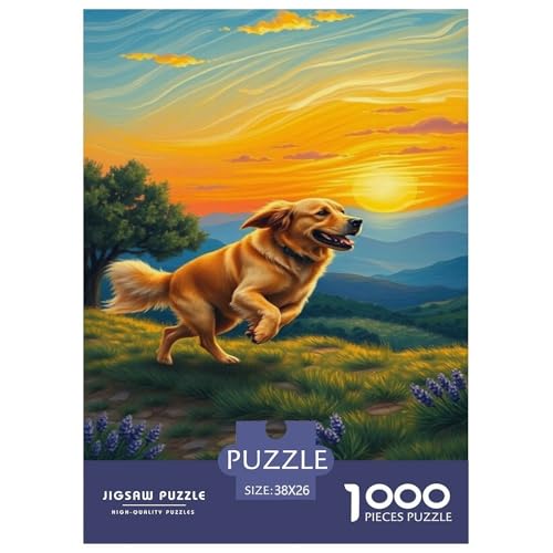 Goldener Retriever Puzzles 1000-teilige Schwer Puzzle Spielzeug Lernspiel Impossible Herausforderungsspielzeug Für Erwachsene Kinder 38x26cm/1000pcs Goldener Retriever Puzzles 1000-teilige Schwer Puzzle Spielzeug Lernspiel Impossible Herausforderungsspielzeug Für Erwachsene Kinder 38x26cm/1000pcs von JLZBXCUER