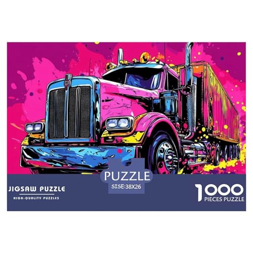 Großer LKW Puzzle 1000 Teile Schwer Puzzle Spielzeug Pädagogisches Spiel Impossible Herausforderung Spielzeug Für Erwachsene Und Kinder in Bewährter 38x26cm/1000pcs Großer LKW Puzzle 1000 Teile Schwer Puzzle Spielzeug Pädagogisches Spiel Impossible Herausforderung Spielzeug Für Erwachsene Und Kinder in Bewährter 38x26cm/1000pcs von JLZBXCUER