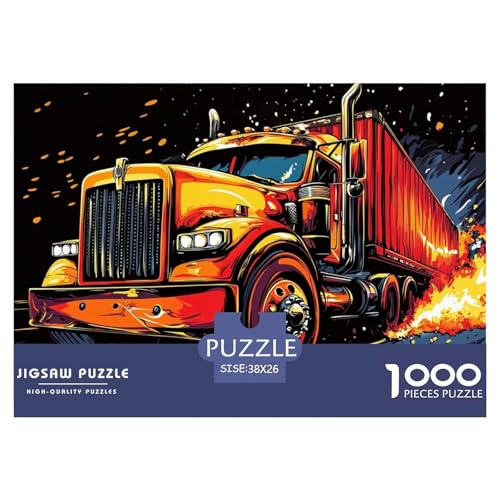 Großer LKW Puzzle 1000-teilige Schwer Puzzle Spielzeug Pädagogisches Spiel Impossible Herausforderungsspielzeug Für Erwachsene Und Kinder in Bewährter 38x26cm/1000pcs Großer LKW Puzzle 1000-teilige Schwer Puzzle Spielzeug Pädagogisches Spiel Impossible Herausforderungsspielzeug Für Erwachsene Und Kinder in Bewährter 38x26cm/1000pcs von JLZBXCUER