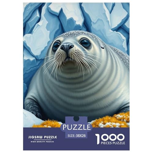 Hafensiegel Puzzle 1000-teilige Schwer Puzzle Spielzeug Lernspiel Impossible Tier Herausforderung Spielzeug Für Erwachsene Und Kinder in Bewährter 38x26cm/1000pcs Hafensiegel Puzzle 1000-teilige Schwer Puzzle Spielzeug Lernspiel Impossible Tier Herausforderung Spielzeug Für Erwachsene Und Kinder in Bewährter 38x26cm/1000pcs von JLZBXCUER
