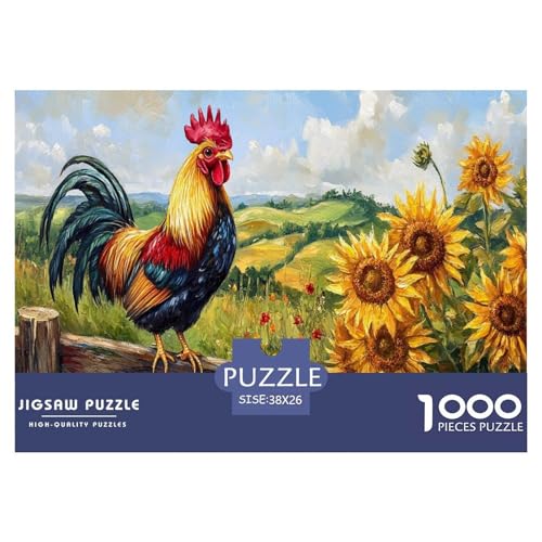 Hahn Puzzle 1000 Teile Schwer Puzzle Spielzeug Pädagogisches Spiel Impossible Herausforderung Spielzeug Für Erwachsene Und Kinder Ab 12 Jahren 38x26cm/1000pcs Hahn Puzzle 1000 Teile Schwer Puzzle Spielzeug Pädagogisches Spiel Impossible Herausforderung Spielzeug Für Erwachsene Und Kinder Ab 12 Jahren 38x26cm/1000pcs von JLZBXCUER
