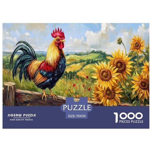 Hahn Puzzles 1000 Teile Schwer Puzzle Spielzeug Pädagogisches Spiel Impossible Herausforderung Spielzeug Für Erwachsene Kinder 70x50cm/1000pcs Hahn Puzzles 1000 Teile Schwer Puzzle Spielzeug Pädagogisches Spiel Impossible Herausforderung Spielzeug Für Erwachsene Kinder 70x50cm/1000pcs von JLZBXCUER