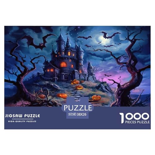 Halloween Dorf Puzzles 1000 Teile Schwer Puzzle Spielzeug Pädagogisches Spiel Impossible Herausforderung Spielzeug Für Erwachsene Und Kinder in Bewährter 38x26cm/1000pcs Halloween Dorf Puzzles 1000 Teile Schwer Puzzle Spielzeug Pädagogisches Spiel Impossible Herausforderung Spielzeug Für Erwachsene Und Kinder in Bewährter 38x26cm/1000pcs von JLZBXCUER
