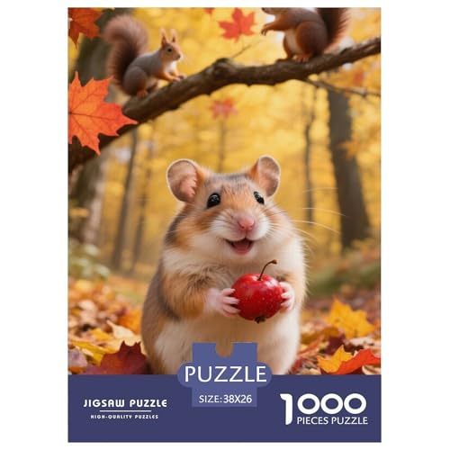 Hamster Puzzle 1000-teilige Schwer Puzzle Spielzeug Lernspiel Impossible Herausforderungsspielzeug Für Erwachsene Und Kinder Ab 14 Jahren 38x26cm/1000pcs Hamster Puzzle 1000-teilige Schwer Puzzle Spielzeug Lernspiel Impossible Herausforderungsspielzeug Für Erwachsene Und Kinder Ab 14 Jahren 38x26cm/1000pcs von JLZBXCUER