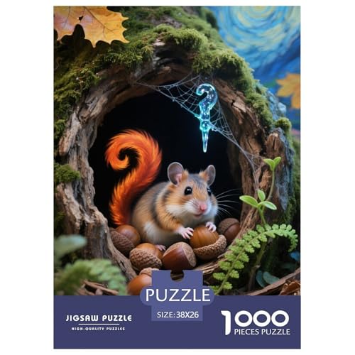 Hamster Puzzles 1000 Teile Schwer Puzzle Spielzeug Lernspiel Impossible Herausforderungsspielzeug Für Erwachsene Und Kinder Ab 12 Jahren 38x26cm/1000pcs Hamster Puzzles 1000 Teile Schwer Puzzle Spielzeug Lernspiel Impossible Herausforderungsspielzeug Für Erwachsene Und Kinder Ab 12 Jahren 38x26cm/1000pcs von JLZBXCUER