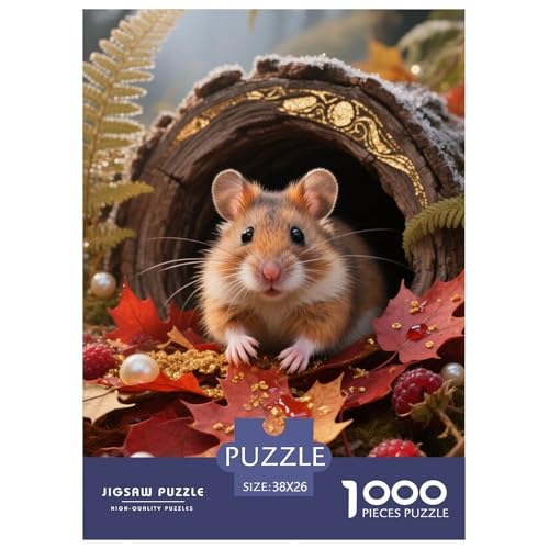Hamster Puzzles 1000 Teile Schwer Puzzle Spielzeug Lernspiel Impossible Herausforderungsspielzeug Für Erwachsene Und Kinder Ab 12 Jahren 38x26cm/1000pcs Hamster Puzzles 1000 Teile Schwer Puzzle Spielzeug Lernspiel Impossible Herausforderungsspielzeug Für Erwachsene Und Kinder Ab 12 Jahren 38x26cm/1000pcs von JLZBXCUER