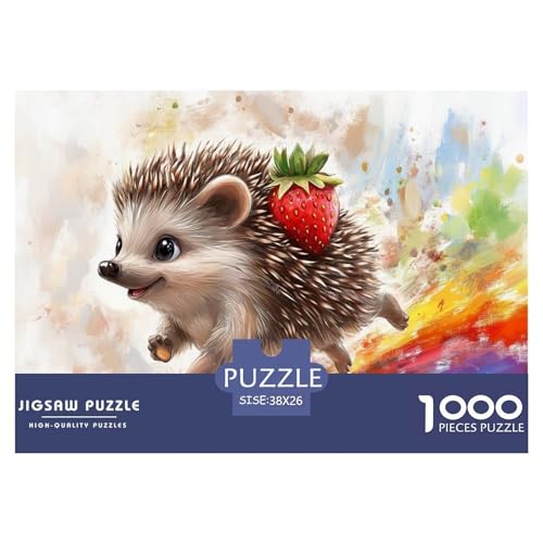 Hedgehog Puzzle 1000 Teile Schwer Puzzle Spielzeug Lernspiel Impossible Herausforderung Spielzeug Für Erwachsene Und Kinder Ab 12 Jahren 38x26cm/1000pcs Hedgehog Puzzle 1000 Teile Schwer Puzzle Spielzeug Lernspiel Impossible Herausforderung Spielzeug Für Erwachsene Und Kinder Ab 12 Jahren 38x26cm/1000pcs von JLZBXCUER