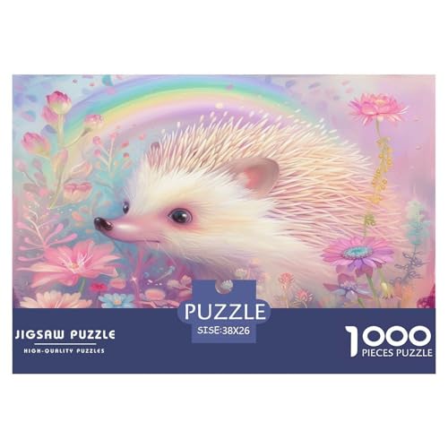 Hedgehog Puzzle 1000 Teile Schwer Puzzle Spielzeug Lernspiel Impossible Herausforderungsspielzeug Für Erwachsene Und Kinder Ab 14 Jahren 38x26cm/1000pcs Hedgehog Puzzle 1000 Teile Schwer Puzzle Spielzeug Lernspiel Impossible Herausforderungsspielzeug Für Erwachsene Und Kinder Ab 14 Jahren 38x26cm/1000pcs von JLZBXCUER
