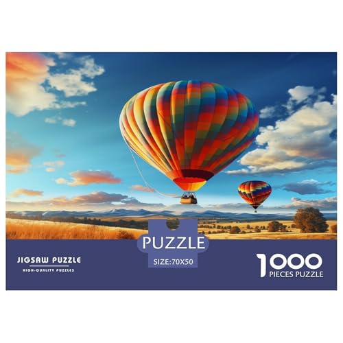 Heißluftballon Puzzle 1000 Teile Schwer Puzzle Spielzeug Lernspiel Impossible Herausforderung Spielzeug Für Erwachsene Kinder 70x50cm/1000pcs Heißluftballon Puzzle 1000 Teile Schwer Puzzle Spielzeug Lernspiel Impossible Herausforderung Spielzeug Für Erwachsene Kinder 70x50cm/1000pcs von JLZBXCUER