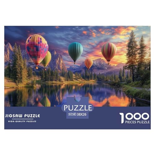 Heißluftballon Puzzle 1000 Teile Schwer Puzzle Spielzeug Lernspiel Impossible Herausforderung Spielzeug Für Erwachsene Und Kinder Ab 12 Jahren 38x26cm/1000pcs Heißluftballon Puzzle 1000 Teile Schwer Puzzle Spielzeug Lernspiel Impossible Herausforderung Spielzeug Für Erwachsene Und Kinder Ab 12 Jahren 38x26cm/1000pcs von JLZBXCUER