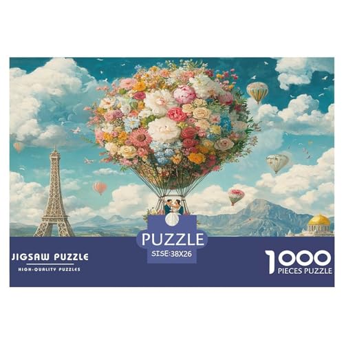Heißluftballon Puzzle 1000 Teile Schwer Puzzle Spielzeug Lernspiel Impossible Herausforderung Spielzeug Für Erwachsene Und Kinder Ab 14 Jahren 38x26cm/1000pcs Heißluftballon Puzzle 1000 Teile Schwer Puzzle Spielzeug Lernspiel Impossible Herausforderung Spielzeug Für Erwachsene Und Kinder Ab 14 Jahren 38x26cm/1000pcs von JLZBXCUER