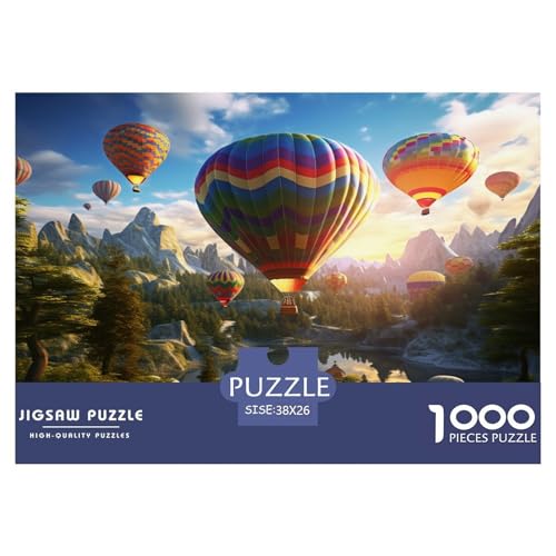 Heißluftballon Puzzles 1000 Teile Schwer Puzzle Spielzeug Lernspiel Impossible Herausforderung Spielzeug Für Erwachsene Kinder 38x26cm/1000pcs Heißluftballon Puzzles 1000 Teile Schwer Puzzle Spielzeug Lernspiel Impossible Herausforderung Spielzeug Für Erwachsene Kinder 38x26cm/1000pcs von JLZBXCUER