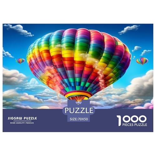 Heißluftballon Puzzles 1000 Teile Schwer Puzzle Spielzeug Pädagogisches Spiel Impossible Herausforderung Spielzeug Für Erwachsene Und Kinder Ab 14 Jahren 70x50cm/1000pcs Heißluftballon Puzzles 1000 Teile Schwer Puzzle Spielzeug Pädagogisches Spiel Impossible Herausforderung Spielzeug Für Erwachsene Und Kinder Ab 14 Jahren 70x50cm/1000pcs von JLZBXCUER