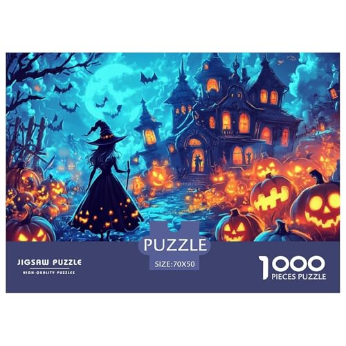 Hexe Puzzle 1000 Teile Schwer Puzzle Spielzeug Lernspiel Impossible Herausforderungsspielzeug Für Erwachsene Und Kinder Ab 12 Jahren 70x50cm/1000pcs Hexe Puzzle 1000 Teile Schwer Puzzle Spielzeug Lernspiel Impossible Herausforderungsspielzeug Für Erwachsene Und Kinder Ab 12 Jahren 70x50cm/1000pcs von JLZBXCUER