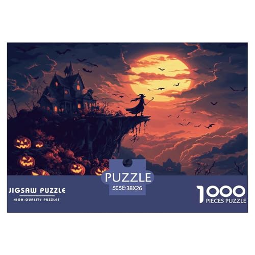 Hexe Puzzle 1000-teilige Schwer Puzzle Spielzeug Lernspiel Impossible Herausforderung Spielzeug Für Erwachsene Kinder 38x26cm/1000pcs Hexe Puzzle 1000-teilige Schwer Puzzle Spielzeug Lernspiel Impossible Herausforderung Spielzeug Für Erwachsene Kinder 38x26cm/1000pcs von JLZBXCUER