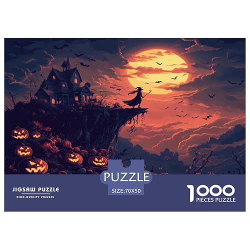 Hexe Puzzle 1000-teilige Schwer Puzzle Spielzeug Lernspiel Impossible Herausforderungsspielzeug Für Erwachsene Und Kinder Ab 12 Jahren 70x50cm/1000pcs Hexe Puzzle 1000-teilige Schwer Puzzle Spielzeug Lernspiel Impossible Herausforderungsspielzeug Für Erwachsene Und Kinder Ab 12 Jahren 70x50cm/1000pcs von JLZBXCUER