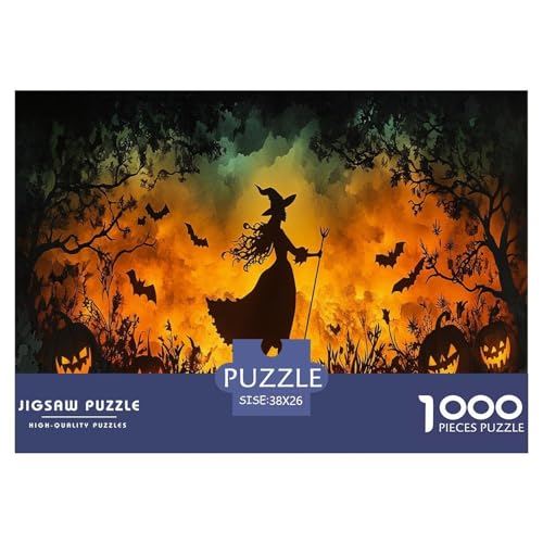 Hexe Puzzles 1000 Teile Schwer Puzzle Spielzeug Lernspiel Impossible Herausforderungsspielzeug Für Erwachsene Und Kinder Ab 12 Jahren 38x26cm/1000pcs Hexe Puzzles 1000 Teile Schwer Puzzle Spielzeug Lernspiel Impossible Herausforderungsspielzeug Für Erwachsene Und Kinder Ab 12 Jahren 38x26cm/1000pcs von JLZBXCUER