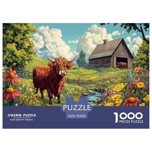 Highland Katzetle Puzzle 1000 Teile Schwer Puzzle Spielzeug Pädagogisches Spiel Impossible Herausforderung Spielzeug Für Erwachsene Und Kinder Ab 14 Jahren 70x50cm/1000pcs Highland Katzetle Puzzle 1000 Teile Schwer Puzzle Spielzeug Pädagogisches Spiel Impossible Herausforderung Spielzeug Für Erwachsene Und Kinder Ab 14 Jahren 70x50cm/1000pcs von JLZBXCUER