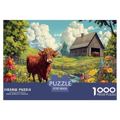 Highland Katzetle Puzzle 1000-teilige Schwer Puzzle Spielzeug Lernspiel Impossible Herausforderungsspielzeug Für Erwachsene Und Kinder Ab 14 Jahren 38x26cm/1000pcs Highland Katzetle Puzzle 1000-teilige Schwer Puzzle Spielzeug Lernspiel Impossible Herausforderungsspielzeug Für Erwachsene Und Kinder Ab 14 Jahren 38x26cm/1000pcs von JLZBXCUER