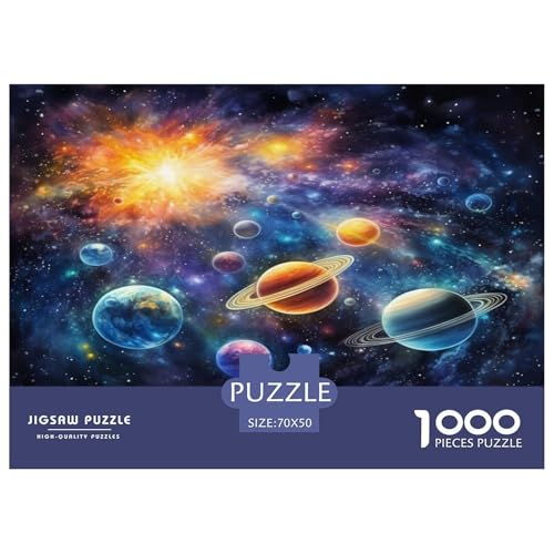 Himmel Puzzle 1000 Teile Schwer Puzzle Spielzeug Lernspiel Impossible Herausforderungsspielzeug Für Erwachsene Kinder 70x50cm/1000pcs von JLZBXCUER