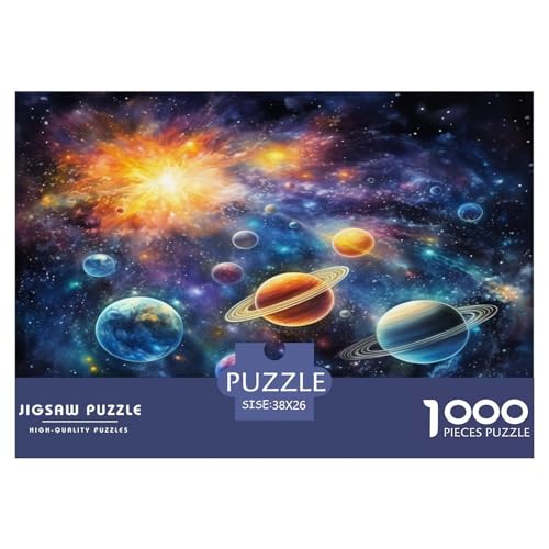 Himmel Puzzles 1000 Teile Schwer Puzzle Spielzeug Lernspiel Impossible Herausforderungsspielzeug Für Erwachsene Kinder 38x26cm/1000pcs von JLZBXCUER