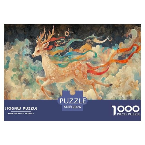 Hirsch Gott Puzzles 1000 Teile Schwer Puzzle Spielzeug Lernspiel Impossible Herausforderungsspielzeug Für Erwachsene Kinder 38x26cm/1000pcs Hirsch Gott Puzzles 1000 Teile Schwer Puzzle Spielzeug Lernspiel Impossible Herausforderungsspielzeug Für Erwachsene Kinder 38x26cm/1000pcs von JLZBXCUER