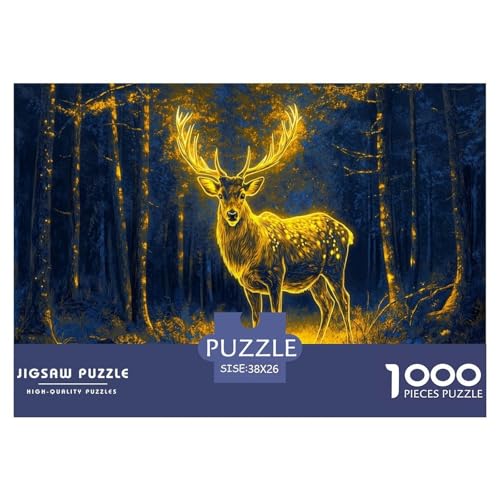 Hirsch Puzzle 1000 Teile Schwer Puzzle Spielzeug Lernspiel Impossible Herausforderung Spielzeug Für Erwachsene Kinder 38x26cm/1000pcs Hirsch Puzzle 1000 Teile Schwer Puzzle Spielzeug Lernspiel Impossible Herausforderung Spielzeug Für Erwachsene Kinder 38x26cm/1000pcs von JLZBXCUER