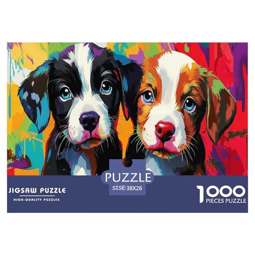 Hund Puzzle 1000-teilige Schwer Puzzle Spielzeug Pädagogisches Spiel Impossible Herausforderungsspielzeug Für Erwachsene Und Kinder in Bewährter 38x26cm/1000pcs Hund Puzzle 1000-teilige Schwer Puzzle Spielzeug Pädagogisches Spiel Impossible Herausforderungsspielzeug Für Erwachsene Und Kinder in Bewährter 38x26cm/1000pcs von JLZBXCUER