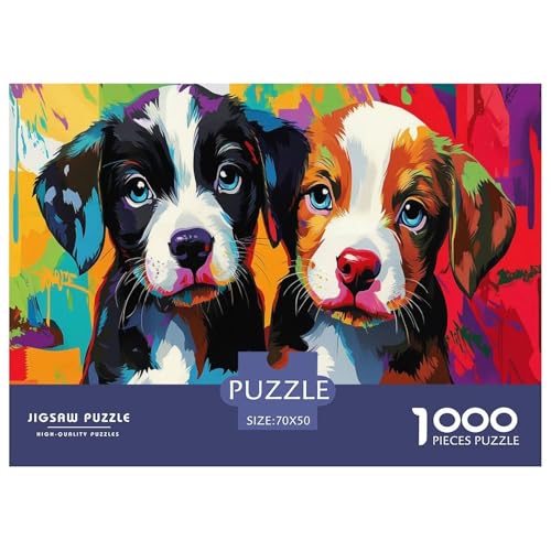 Hund Puzzles 1000 Teile Schwer Puzzle Spielzeug Lernspiel Impossible Herausforderungsspielzeug Für Erwachsene Und Kinder in Bewährter 70x50cm/1000pcs Hund Puzzles 1000 Teile Schwer Puzzle Spielzeug Lernspiel Impossible Herausforderungsspielzeug Für Erwachsene Und Kinder in Bewährter 70x50cm/1000pcs von JLZBXCUER