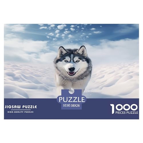 Husky Puzzle 1000 Teile Schwer Puzzle Spielzeug Pädagogisches Spiel Impossible Herausforderungsspielzeug Für Erwachsene Kinder 38x26cm/1000pcs Husky Puzzle 1000 Teile Schwer Puzzle Spielzeug Pädagogisches Spiel Impossible Herausforderungsspielzeug Für Erwachsene Kinder 38x26cm/1000pcs von JLZBXCUER